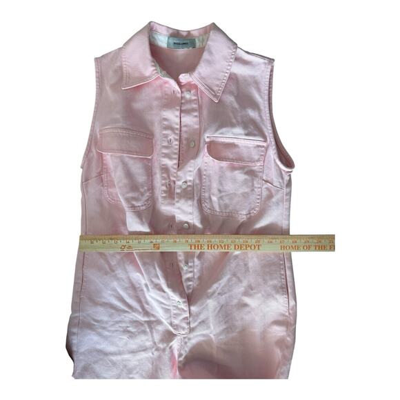 Rachel Comey Pink Denim Jumpsuit Size 0 Tank Sleeveless - Picture 9 of 14
